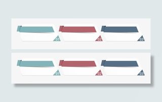 矢量ppt商务信息图表免抠