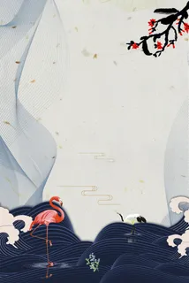 24节气传统白露中国风背景高清