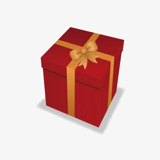 卡通文艺精美礼盒设计包装设计免抠