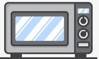 烤箱迷你风格矢量免抠