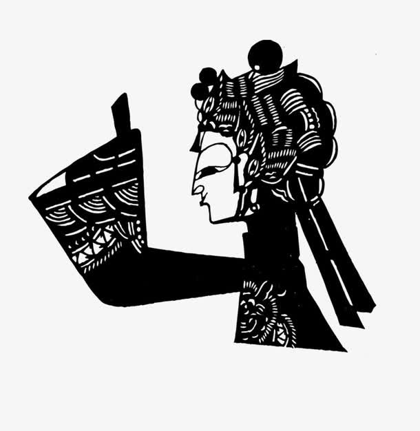 皮影女人免抠