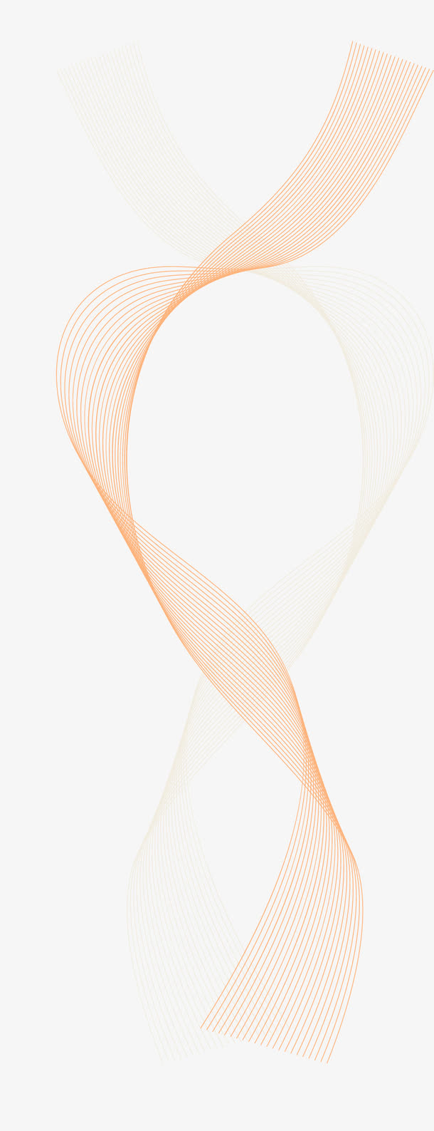 s曲线线条矢量免抠