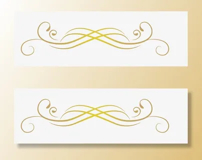 复古金色装饰线边框免抠 复古金色装饰线边框免抠