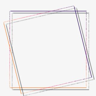 酷炫渐变边框图标免抠