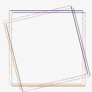 酷炫渐变边框图标免抠