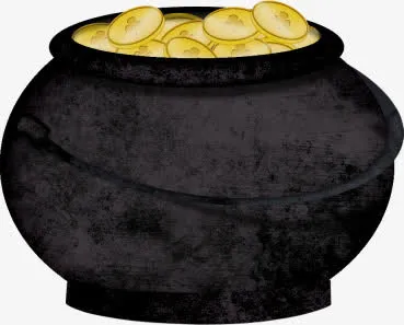 金币 聚宝盆免抠