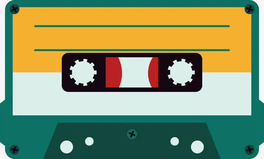 磁带矢量图免抠