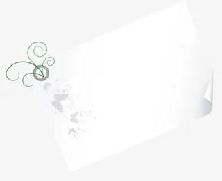 创意纸张标签免抠