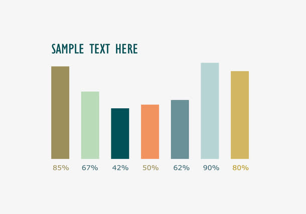 PPT元素条形图免抠