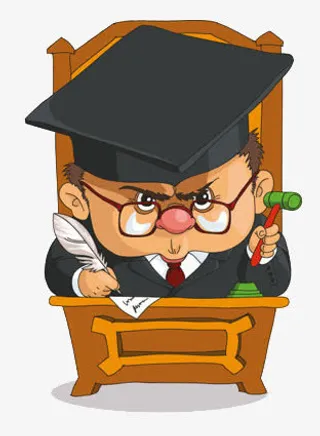 严肃的法官免抠