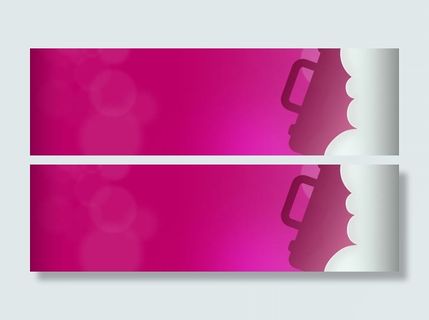 商务简约背景banner设计