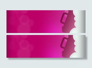 商务简约背景banner设计