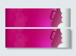 商务简约背景banner设计