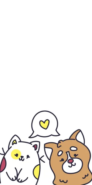 卡通小可爱 爪子元素 背景