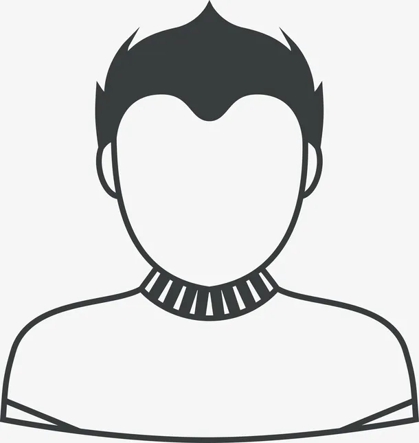 手绘男人头像图免抠