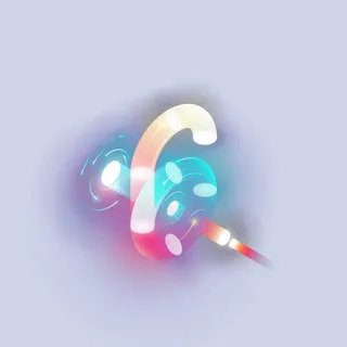 创意舞台霓虹灯灯管免抠