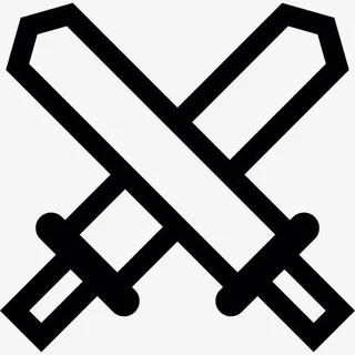 剑穿过图标免抠