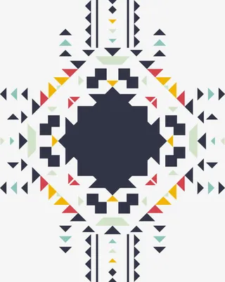 三角形拼接色块免抠