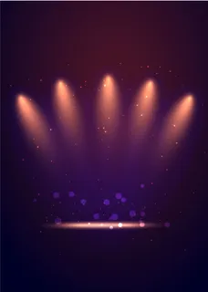 矢量舞台灯光背景高清