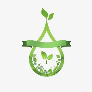 卡通水滴展板免抠图免抠