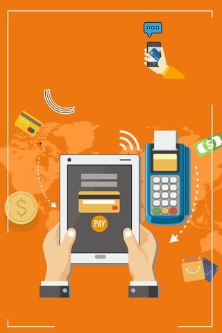 卡通金融理财活动高清