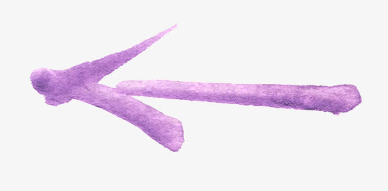 水彩箭头免抠