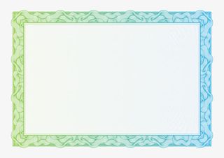 精美欧式花纹花边证书矢量素材免抠