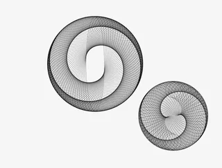 矢量抽象螺旋素材免抠