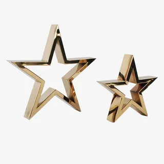 金色五角星免抠