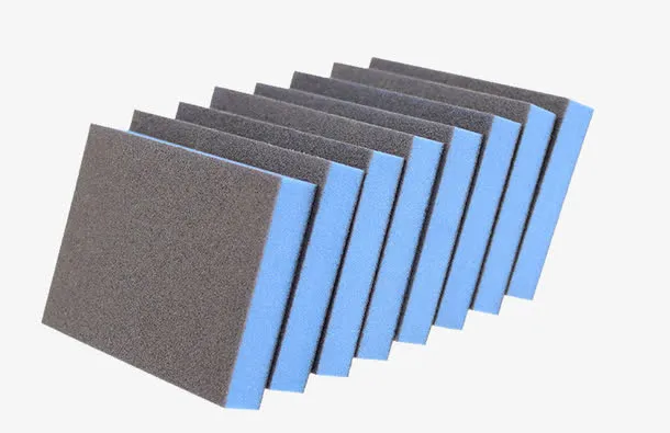 蓝色磨砂面海绵免抠