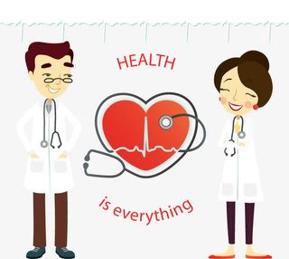 医护人员矢量素材免抠