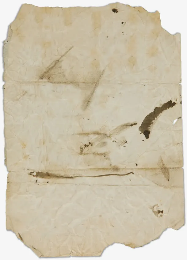 泛黄复古纸张免抠