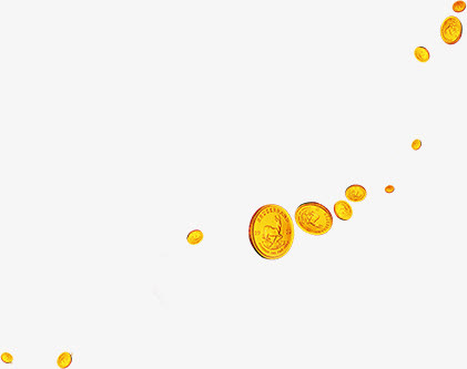 金币投资创意高贵免抠