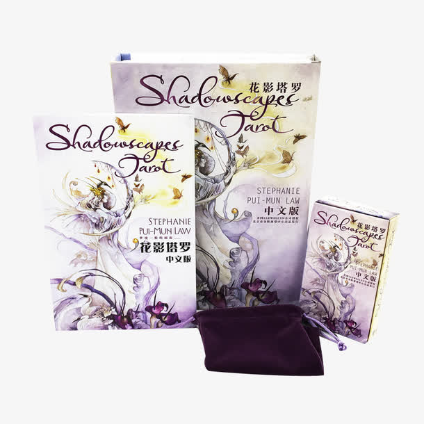 花影塔罗牌实物素材免抠