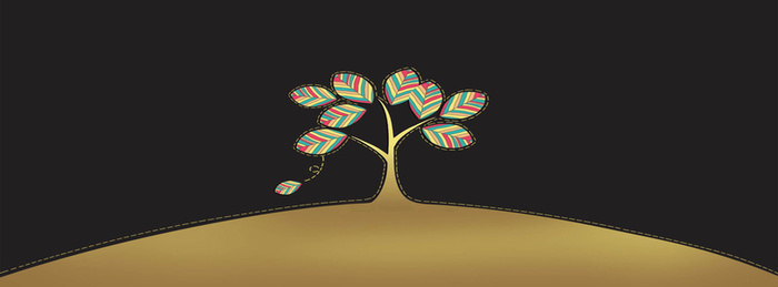 小树苗背景图高清
