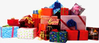 高清摄影五颜六色的礼盒包装免抠