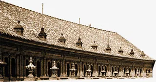 中国风复古房屋装饰免抠