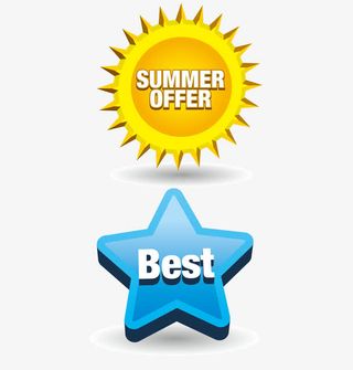 销售特价标签矢量素材免抠