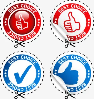 秋季冬季标签贴纸模板下载免抠