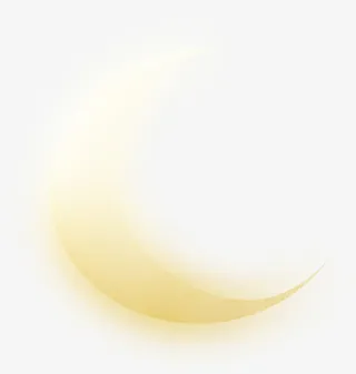 卡通月牙素材卡通免抠