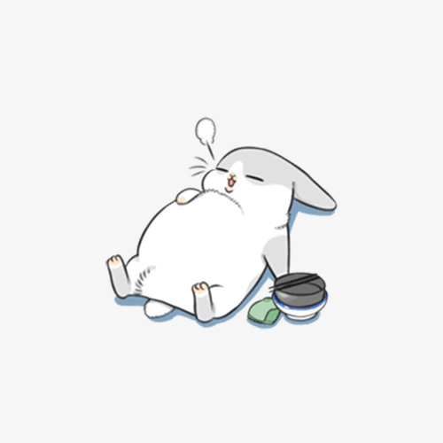 吃饱了的猫咪免抠