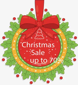 树叶装饰暖冬特惠免抠