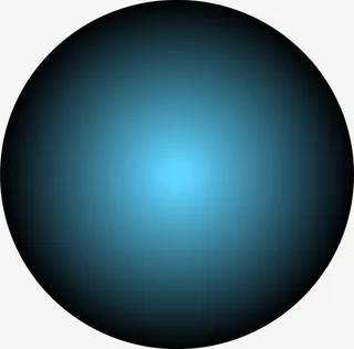 蓝色闪耀光芒免抠