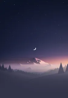 简约扁平富士山旅游高清