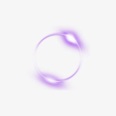 紫色光晕光圈免抠素材免抠