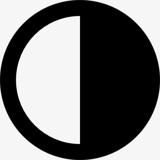 半满的圆图标免抠