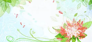 新春春天海报背景banner高清