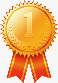 颁奖奖牌透明底背景png素材