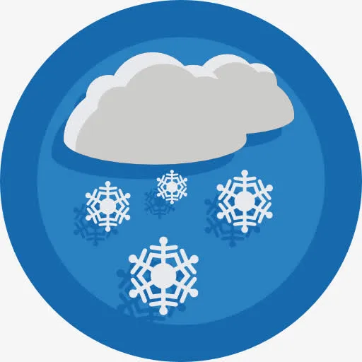 下雪图标免抠