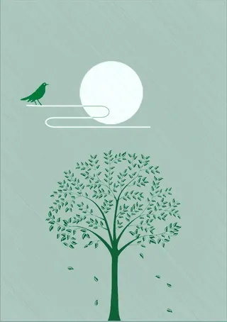 春分时节春天海报背景模板高清